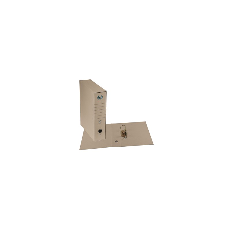 REGISTRATORE ECO NEW GRIGIO DORSO 8CM F.TO PROTOCOLLO - Conf da 12 pz.