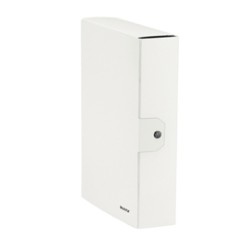 Scatola progetto WOW dorso 8cm bianco metal LEITZ - Conf da 5 pz.
