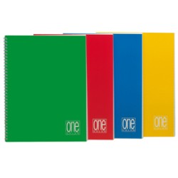 MAXIQUADERNO A4 SPIRALATO 5mm s/fori 80gr 60fg ONE COLOR BLASETTI - Conf da 5 pz.