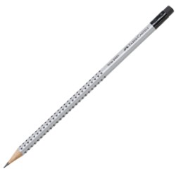 MATITA GRAFITE GRIP 2001 HB TRIANGOLARE C/GOMMINO FABER CASTELL - Conf da 12 pz.