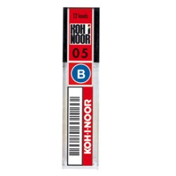 ASTUCCIO 12 MICROMINE 0,5mm B E205 KOHINOOR - Conf da 12 pz.