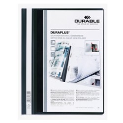 CARTELLINA A4 AD AGHI PERSONALIZZABILE NERO DURAPLUS 2579 - Conf da 25 pz.