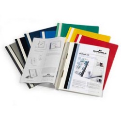 CARTELLINA A4 AD AGHI PERSONALIZZABILE BIANCO DURAPLUS 2579 - Conf da 25 pz.
