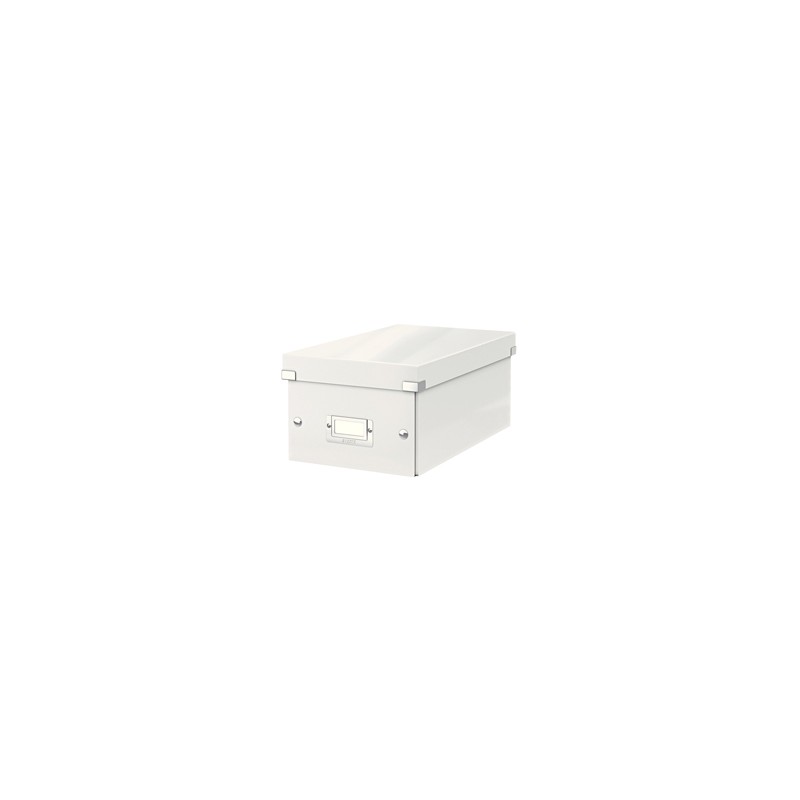 SCATOLA ARCHIVIO DVD CLICKSTORE BIANCO METAL