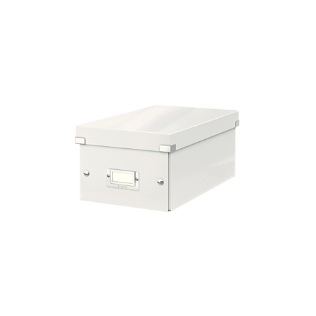 SCATOLA ARCHIVIO DVD CLICKSTORE BIANCO METAL
