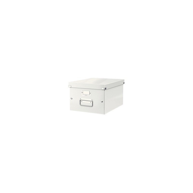 SCATOLA ARCHIVIO MEDIA CLICKSTORE BIANCO METAL
