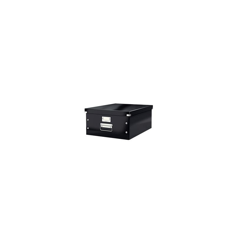 SCATOLA ARCHIVIO GRANDE CLICKSTORE NERO METAL