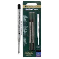 Blister 2 refill per SFERA Parker  NERO PUNTA LARGE