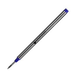 Blister 2 refill in metallo per ROLLER Montblanc  BLU PUNTA FINE