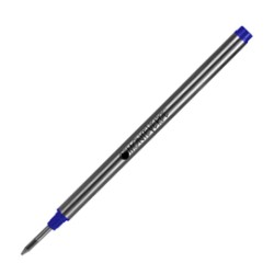 Blister 2 refill in metallo per ROLLER Montblanc  BLU PUNTA MEDIA
