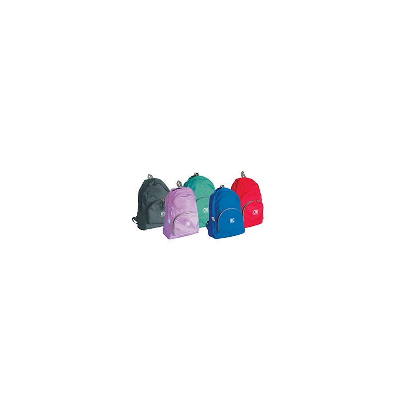 Zainetto ripiegabile colori assortiti One Color Blasetti - Conf da 10 pz.