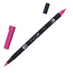 Pennarello Tombow ABT Dual Brush N725 Rhodamine Red - Conf da 6 pz.