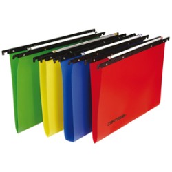 CARTELLA SOSPESA IN PPL CASSETTO 33/V COLORI ASS. 500/330 CARTESIO PP - Conf da 25 pz.