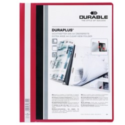 CARTELLINA A4 AD AGHI PERSONALIZZABILE ROSSO DURAPLUS 2579 - Conf da 25 pz.