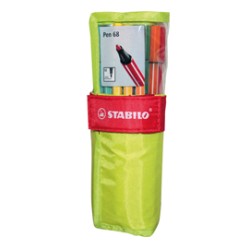 ROTOLO verde 25 PENNARELLI STABILO PEN 68