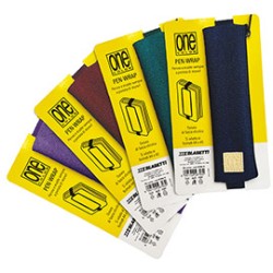Astuccio Pen-Wrap c/elastico dim. 18x5x1cm colori assortiti Blasetti - Conf da 20 pz.