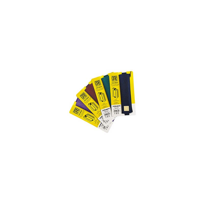 Astuccio Pen-Wrap c/elastico dim. 18x5x1cm colori assortiti Blasetti - Conf da 20 pz.