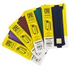 Astuccio Pen-Wrap c/elastico dim. 18x5x1cm colori assortiti Blasetti - Conf da 20 pz.