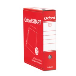 SCATOLA 6x50 BUSTE FORATE 22X30 LUCIDA DE LUXE OXFORD SMART ESSELTE