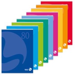 MAXIQUADERNO A4 80gr 80fg+1 5mm copertina 250gr COLOR 80 BM - Conf da 12 pz.