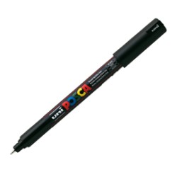Marcatore UNI POSCA Pen PC1M p.extra fine 0,7mm nero UNI MITSUBISHI