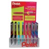Expo 48pz portamine Q-erase 0.5mm fusto in colori assortiti Pentel