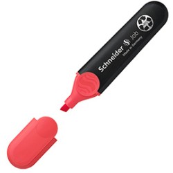 Evidenziatore JOB PPL 1-5mm rosso SCHNEIDER - Conf da 10 pz.