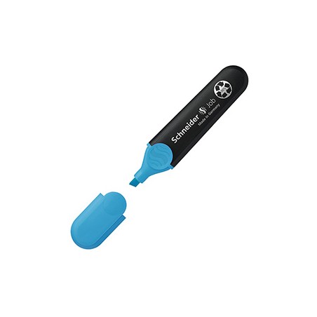 Evidenziatore JOB PPL 1-5mm azzurro SCHNEIDER - Conf da 10 pz.
