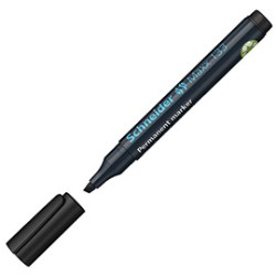 Marcatore MAXX 133 permanente punta scalpello nero SCHNEIDER - Conf da 10 pz.