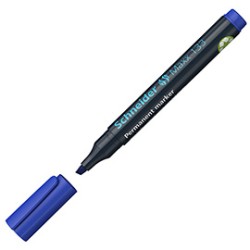 Marcatore MAXX 133 permanente punta scalpello blu SCHNEIDER - Conf da 10 pz.