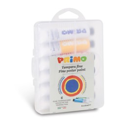 ASTUCCIO 6 TUBI TEMPERA 18ML Primo