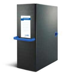 Scatola archivio Big Next 200 nero/blu 25x35cm dorso 20cm