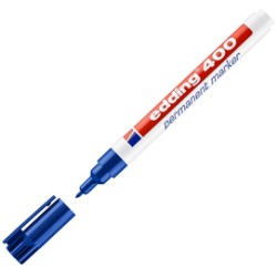 Marcatore permanente EDDING 400 punta conica blu - Conf da 10 pz.