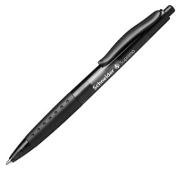 Penna a sfera a scatto SUPRIMO punta media nero SCHNEIDER - Conf da 20 pz.