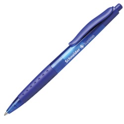 Penna a sfera a scatto SUPRIMO punta media blu SCHNEIDER - Conf da 20 pz.