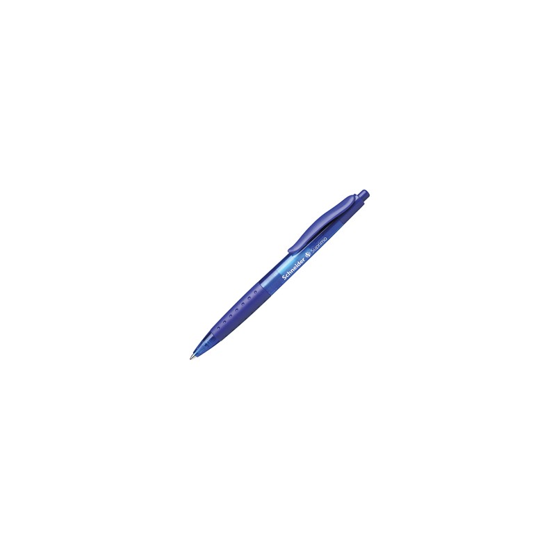 Penna a sfera a scatto SUPRIMO punta media blu SCHNEIDER - Conf da 20 pz.
