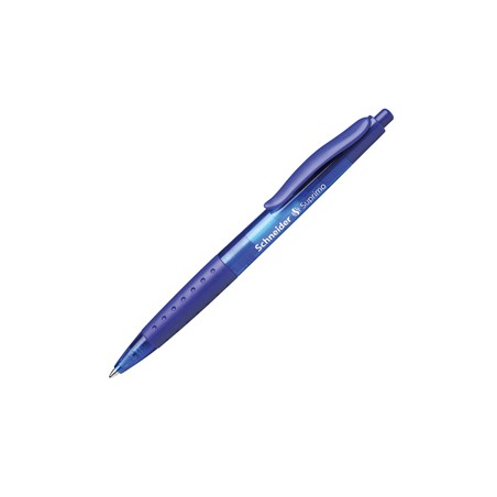 Penna a sfera a scatto SUPRIMO punta media blu SCHNEIDER - Conf da 20 pz.