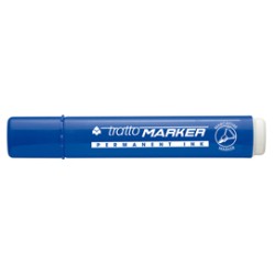 MARCATORE TRATTO MARKER BLU P.TONDA - Conf da 12 pz.