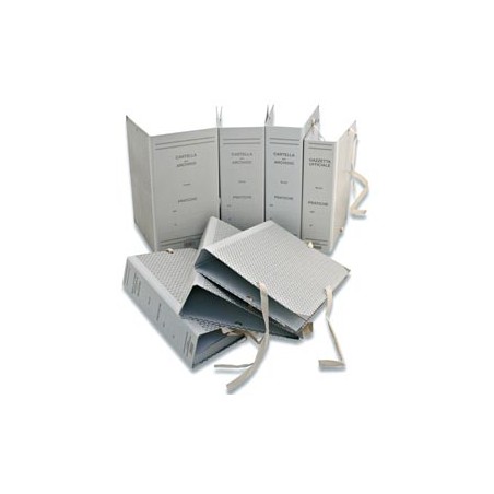FALDONE con LEGACCI RIVETTATI 35X25cm dorso 15cm - Conf da 25 pz.