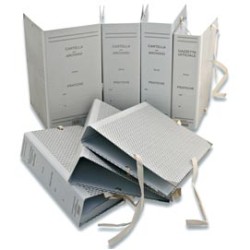 FALDONE con LEGACCI RIVETTATI 35X25cm dorso 20cm - Conf da 25 pz.
