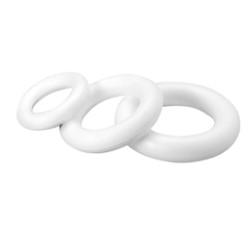 CORONA in POLISTIROLO ESPANSO 150/100mm RI.PLAST - Conf da 12 pz.