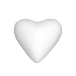 CUORE in POLISTIROLO ESPANSO 110mm RI.PLAST - Conf da 18 pz.