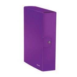 SCATOLA PROGETTO WOW DORSO 8CM VIOLA METAL - Conf da 5 pz.