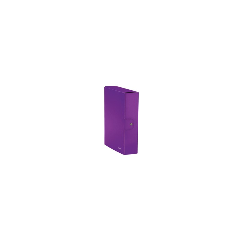 SCATOLA PROGETTO WOW DORSO 8CM VIOLA METAL - Conf da 5 pz.