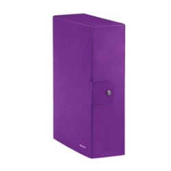 SCATOLA PROGETTO WOW DORSO 10CM VIOLA METAL - Conf da 5 pz.
