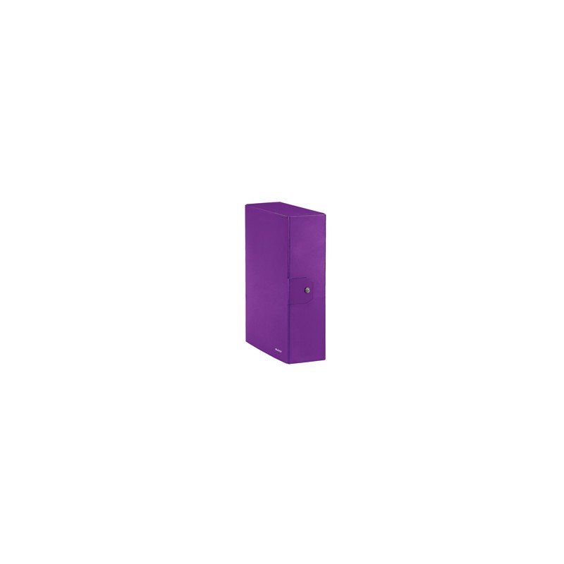 SCATOLA PROGETTO WOW DORSO 10CM VIOLA METAL - Conf da 5 pz.