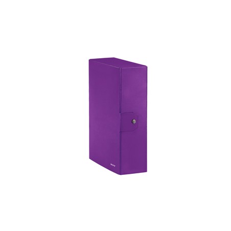 SCATOLA PROGETTO WOW DORSO 10CM VIOLA METAL - Conf da 5 pz.