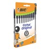 Scatola 10 penne sfera Cristal Original punta 1,0mm nero Bic
