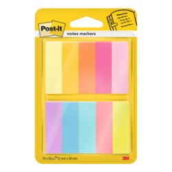 SEGNAPAGINA Post-it 670-10AB-EU 500FG in 10COLORI INDEX 12,7x44mm in CARTA