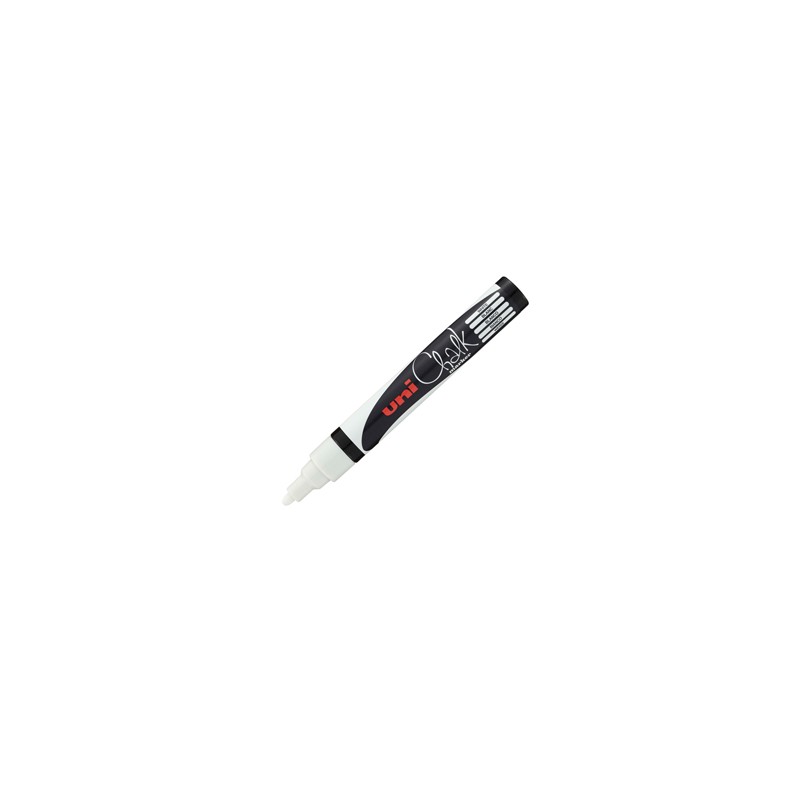 Marcatore a gesso liquido UNI CHALK p.tonda bianco UNI MITSUBISHI